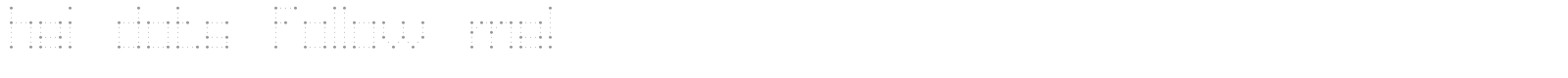 hei dots follow me! font preview
